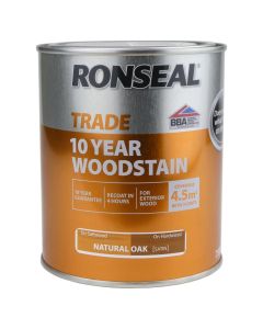 38699 RONSEAL TRADE 10 YEAR WOOD STAIN DEEP NATURAL OAK 750ML