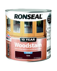 38708 RONSEAL TRADE 10 YEAR WOOD STAIN TEAK 2.5LTR