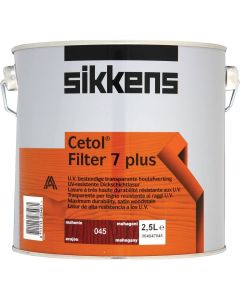 5085936 SIKKENS CETOL FILTER 7 PLUS 045 MAHOGANY 2.5LTR