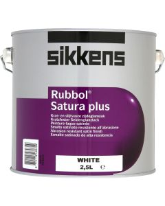 5074298 SIKKENS RUBBOL SATURA PLUS WHITE 2.5LTR