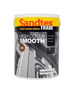 (C) 5025722 SANDTEX HIGH COVER SMOOTH MAGNOLIA 5LTR