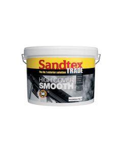 5025723 SANDTEX HIGH COVER SMOOTH MAGNOLIA 10LTR