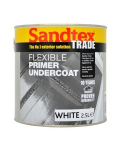 5041042 SANDTEX FLEXIBLE PRIMER/UNDERCOAT WHITE 2.5LTR