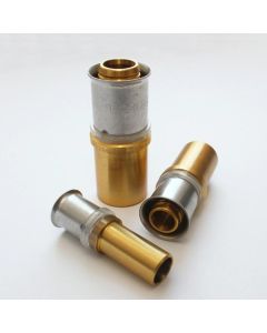 COMP04B MAINCOR BRASS COMPRESSION CONNECTOR 20 X 22MM