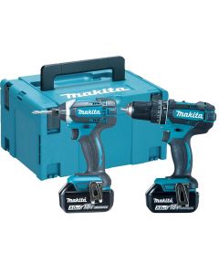 MAKITA DLX2131TJ COMBI DRILL/IMPACT DRIVER c/w 2  X 5ah batteries