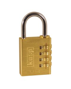 KASP K11040D BRASS COMBINATION PADLOCK 40MM