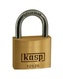 KASP K12525D PREMIUM BRASS PADLOCK 25MM