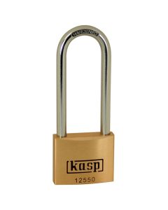 KASP K12550L80D PREMIUM BRASS PADLOCK 50 X 80 LONG