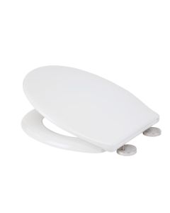 CROYDEX WL601722H CONSTANCE TOILET SEAT 430MM X 380MM (ADJ HINGES 110-200MM)