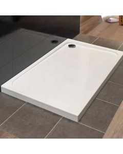 D108RT MERLYN M STONE TRAY 1000 X 800 RECTANGULAR WITH DWAS 90MM WASTE (CORNER WASTE)