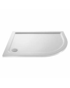 D128QL MERLYN M STONE TRAY 1200 X 800 OFFSET QUADRANT LEFT HAND WITH DWAS 90MM WASTE