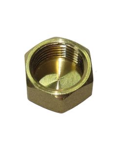 (C) BRASS BLANK NUT 3/4"