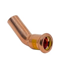 COPPER PRESS 22MM OBTUSE STREET ELBOW 45 DEG