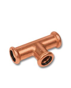 (C) COPPER PRESS 22MM EQUAL TEE