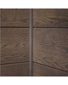 ENVELLO CLADDING SHADOW LINE + (FIRE RATING D) INTERNAL CORNER, SMOKED OAK, 38MM X 38MM X 3050MM