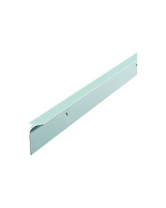 UNIKA WORKTOP CORNER JOINT SILVER 40MM X 630MM X 3MM RADIUS HANG PACK