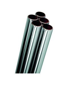 (C) CHROMED COPPER TUBE TABLE X 15MM X 3M LENGTH