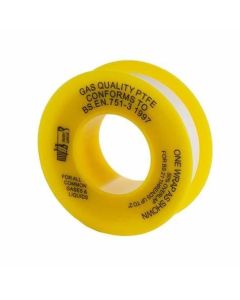 (C) PTFE GAS APPROVED TAPE 12MM X 5M (YELLOW)