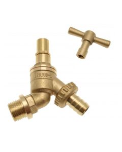 10025339 VHBL DZR BRASS HOSE UNION BIBTAP 1/2"