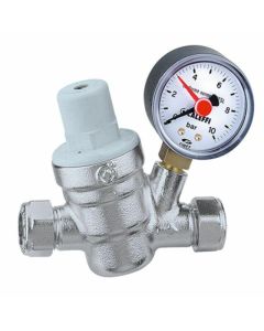 (C) 533841 CALEFFI SERIES 5338 PRESSURE REDUCING VALVE 15MM