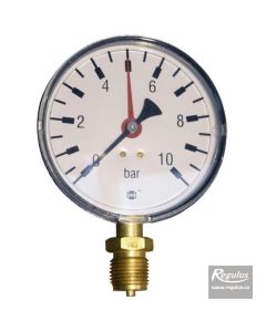 (C) GP15360100211 INTA PRESSURE GAUGE 10 BAR BOTTOM CONNECTION 1/4"