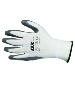 SCAN BLACK PU COATED GLOVES - LARGE