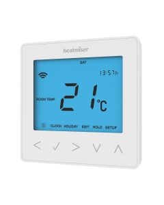 NEO-STAT V2 HEATMISER PROGRAMMABLE THERMOSTAT GLACIER WHITE