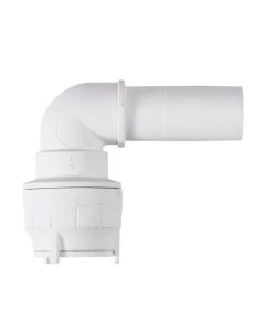 POLYPLUMB ENHANCED PB1015EW 90DEG SPIGOT ELBOW 15MM WHITE