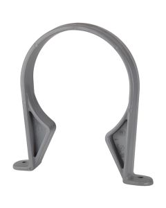 POLYPIPE SC33SG 82MM(3") SADDLE PIPE CLIP SOLVENT GREY