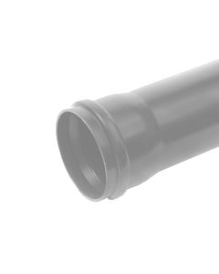 (C) POLYPIPE SP330G 82MM(3") SINGLE SOCKET PIPE 3MTR GREY