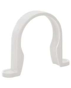 (C) POLYPIPE WS65W WASTE PIPE CLIP 50MM WHITE