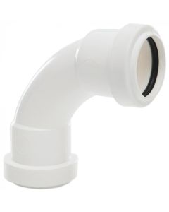 *CLEARANCE* POLYPIPE MU114W HIGH TEMPERATURE SWEPT BEND 32mm WHITE