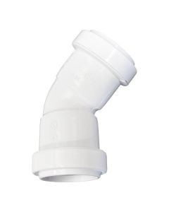 POLYPIPE WP17W HIGH TEMP 45 DEG OBTUSE BEND 32MM WHITE