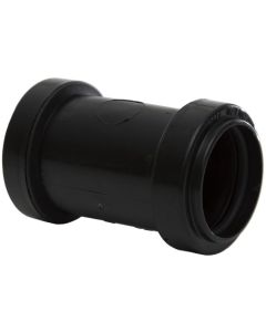 POLYPIPE WP25B HIGH TEMP STRAIGHT COUPLING 32MM BLACK