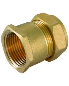 (C) CCMI1038 TESLA 10MM X 3/8" MALE STRAIGHT COUPLING BRASS