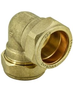 CE10 TESLA 10MM 90 DEG ELBOW BRASS