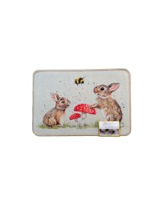 PROMO WASHABLE MAT - BENTLEY, BOBO & BUMBLE (RABBIT & BEE) - 40CM X 60CM P00028476
