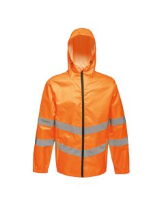 TRW497-188 REGATTA HI-VIS PRO PACKAWAY JACKET ORANGE MEDIUM