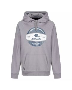 TRF700-95J70 REGATTA BRANDED HOODIE ROCK-GREY LARGE