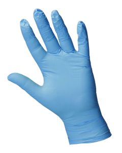 RODO BRPFNG100M  DISPOSABLE  NITRILE BLUE GLOVE MED [BOX-100]