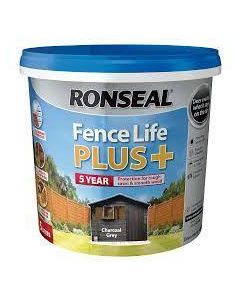 RONSEAL FENCELIFE PLUS CHARCOAL GREY 5LTR