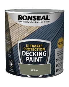 RONSEAL 39162 ULTIMATE PROTECTION DECKING PAINT WILLOW 2.5LTR