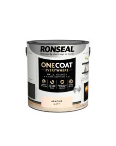 RONSEAL ONE COAT EVERYWHERE PAINT ALMOND MATT 2.5L