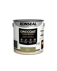 RONSEAL ONE COAT EVERYWHERE PAINT OLIVE MATT 2.5L