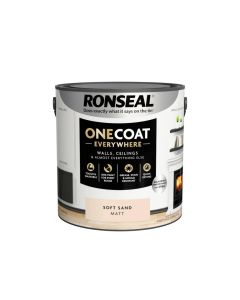 RONSEAL ONE COAT EVERYWHERE PAINT SOFT SAND MATT 2.5L