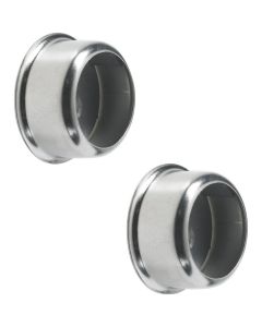 Q542AC CHROME PLATED INVISIFIX CONSEALED END SOCKETS 3/4"   [PK X 2]