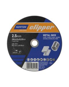 66253371514 NORTON STEEL-INOX METAL CUTTING DISC 230 X 2.5 X 22.23 A30