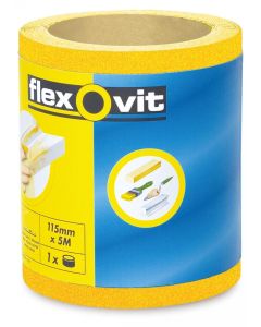 66261104056 FLEXOVIT YELLOW TRADE ROLL 115x5m P60