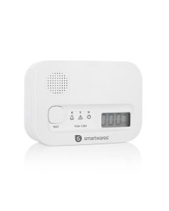 (C) FGA-13041 SMARTWARES CARBON MONOXIDE DETECTOR W/ DIGITAL SCREEN