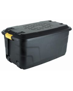 145L HEAVY DUTY WHEELED TRUNK XW440-BLK/YEL-ST